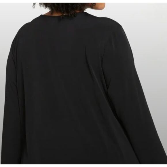 Universal Standard Clean Column Tunic 4XS 00 0 Black 2XS NWT Shirt Top Capsule - Picture 3 of 6